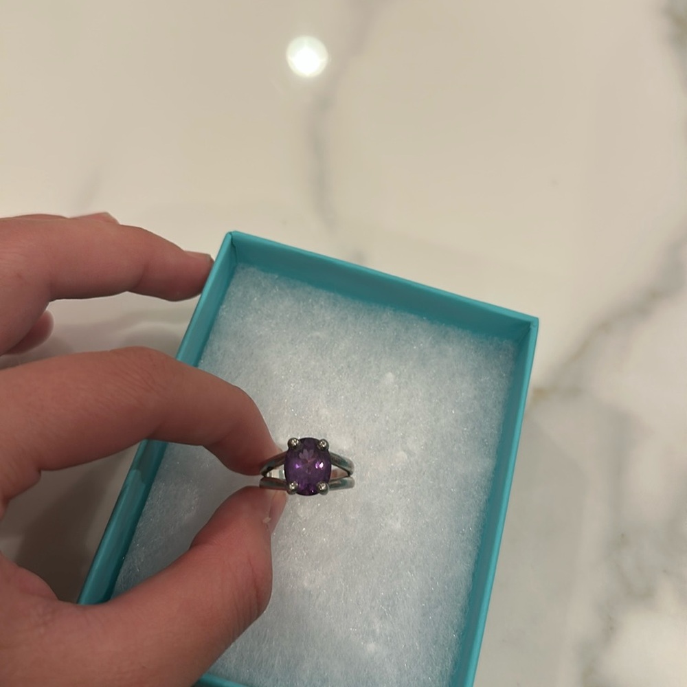 James Avery amethyst ring